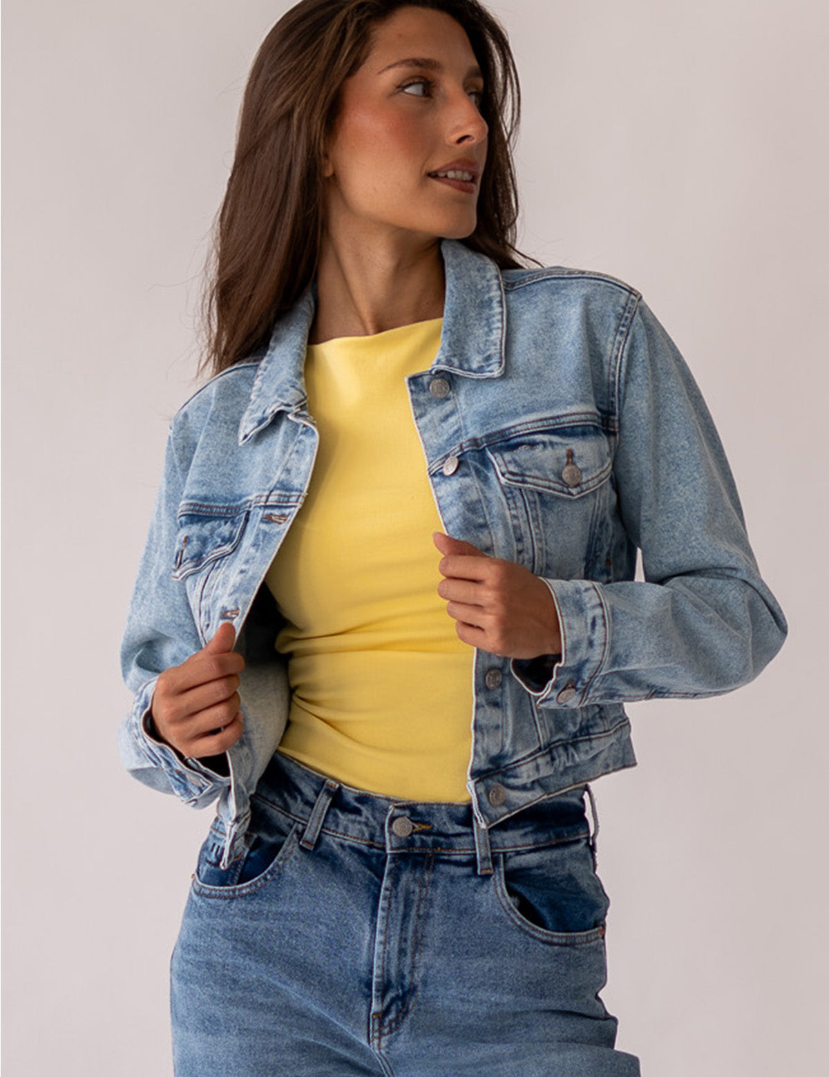 DENIM JACKET - LIGHT BLUE