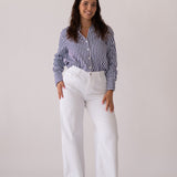 BAGGY HIGH RISE - WHITE