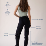 CARGO TALL HIGH RISE - BLACK