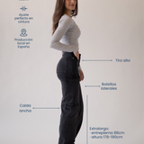 CARGO TALL HIGH RISE - GREY