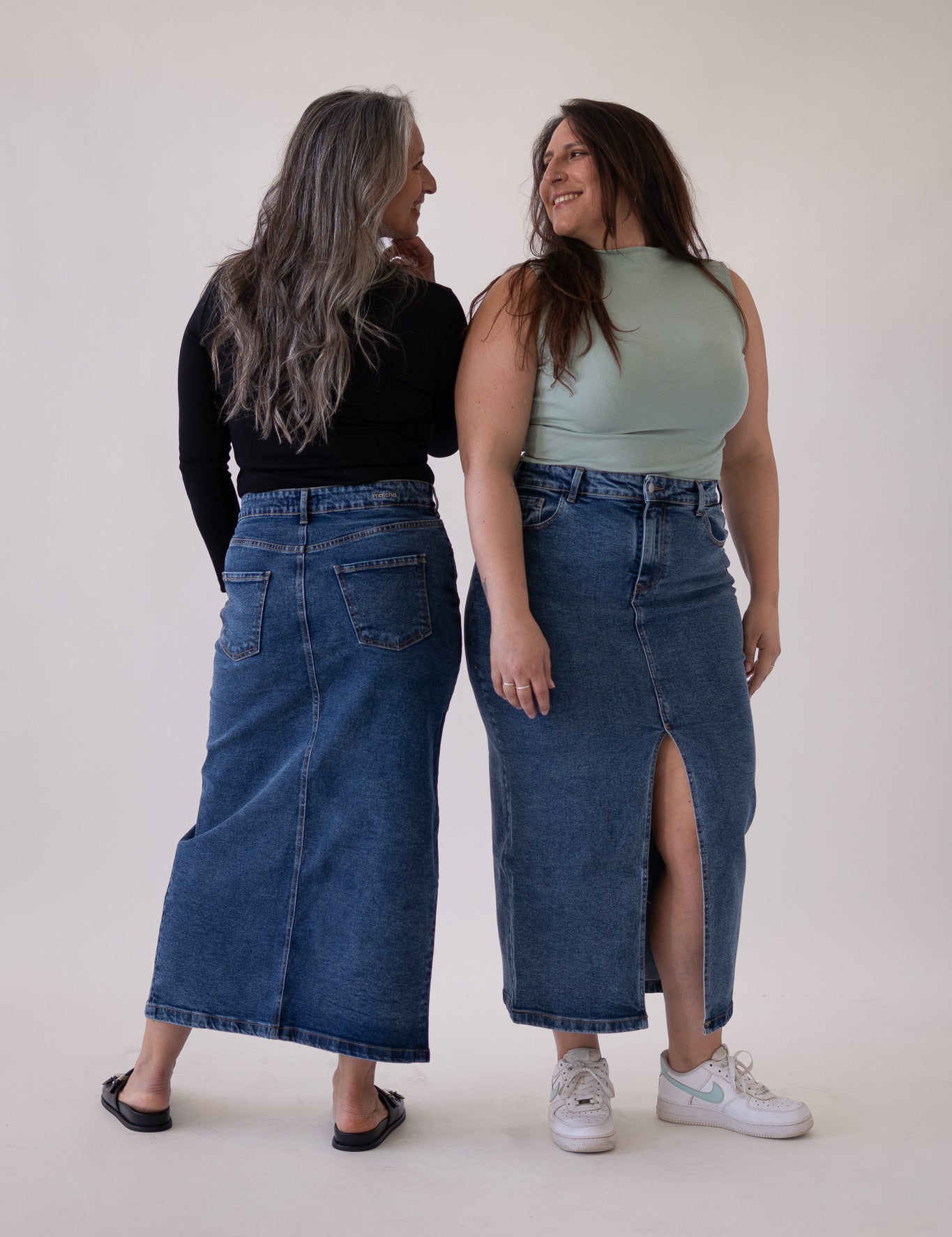 LONG SKIRT - DARK BLUE