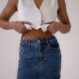 MINI SKIRT - DARK BLUE