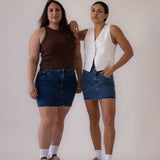 MINI SKIRT - DARK BLUE