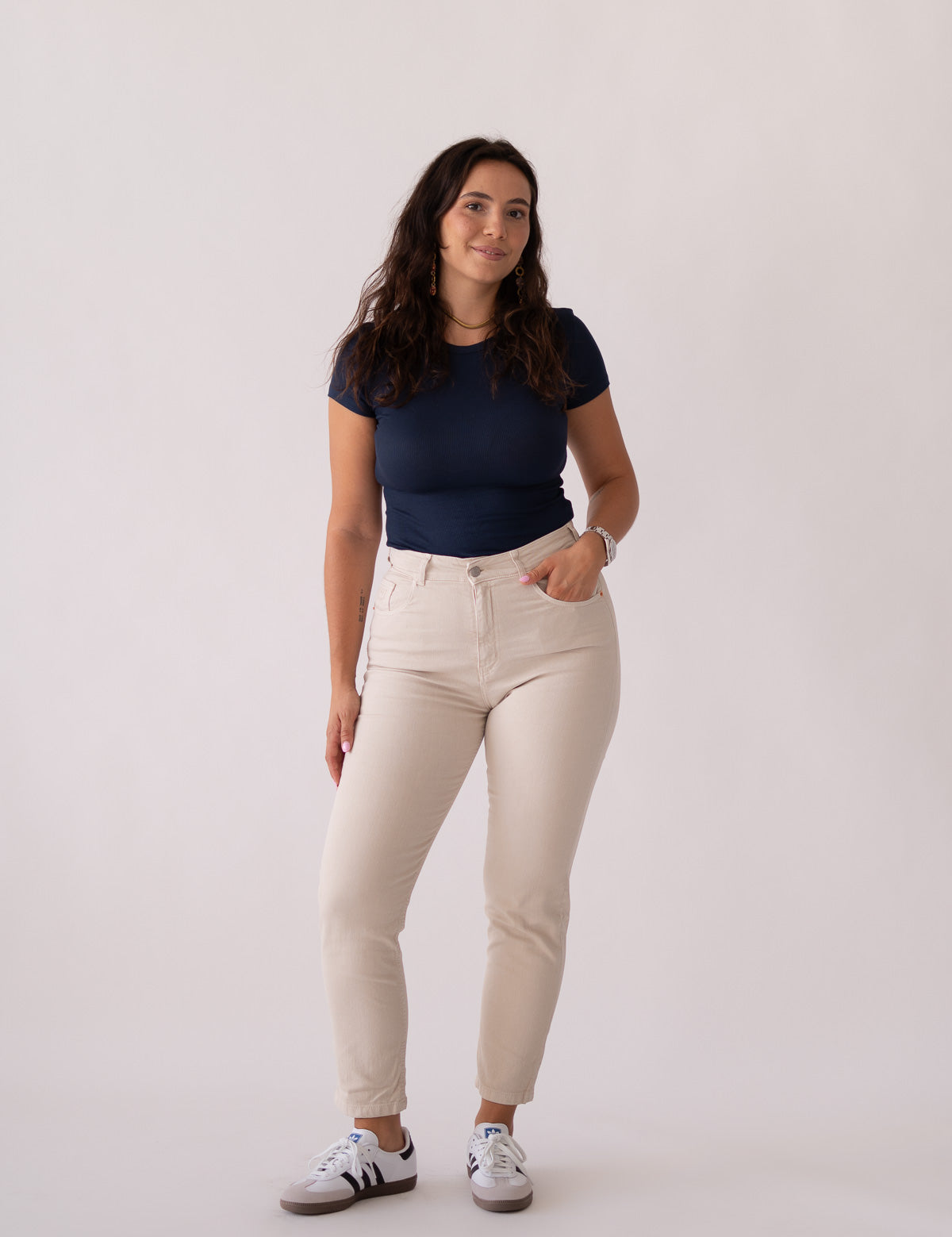 MOM HIGH RISE - BEIGE