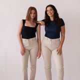 MOM HIGH RISE - BEIGE