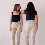 MOM HIGH RISE - BEIGE
