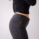 FLARE MID RISE - GREY