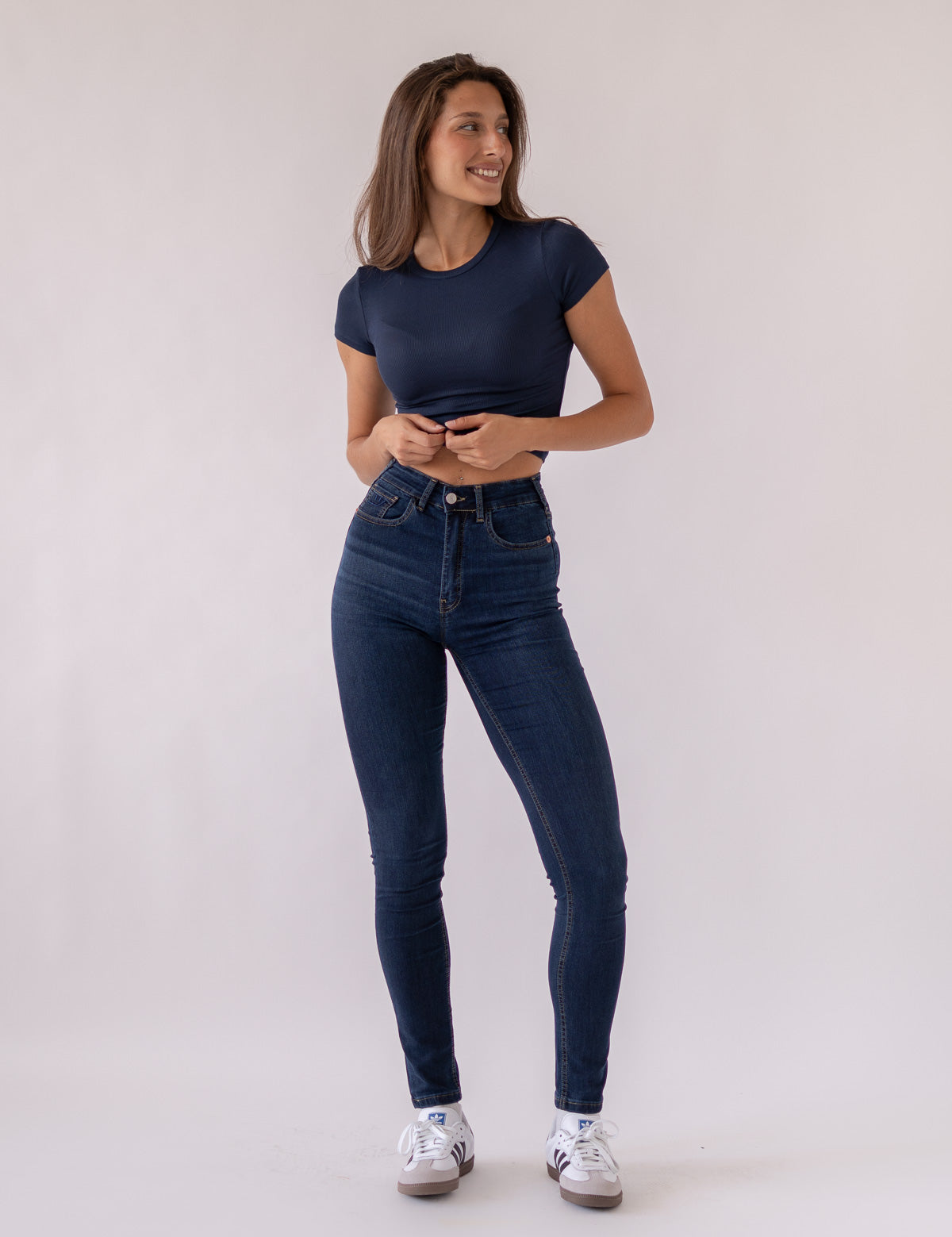 SKINNY TALL HIGH RISE - DARK BLUE