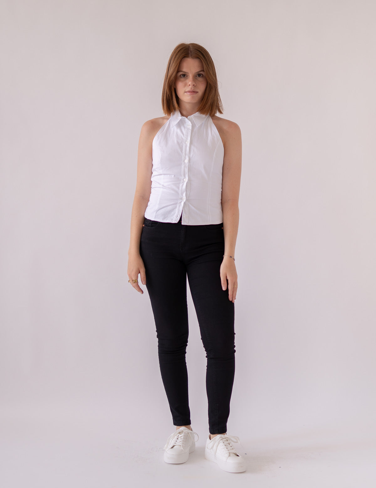 SKINNY MID RISE - BLACK