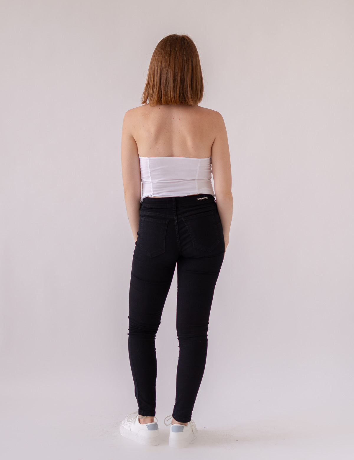 SKINNY MID RISE - BLACK