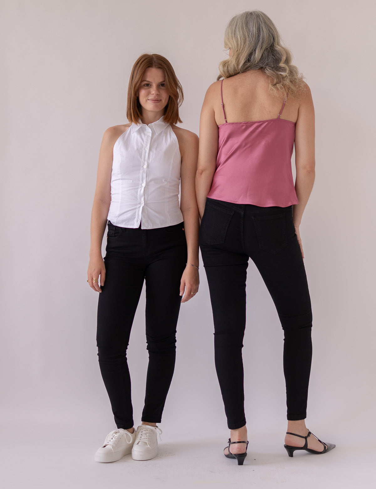 SKINNY MID RISE - BLACK