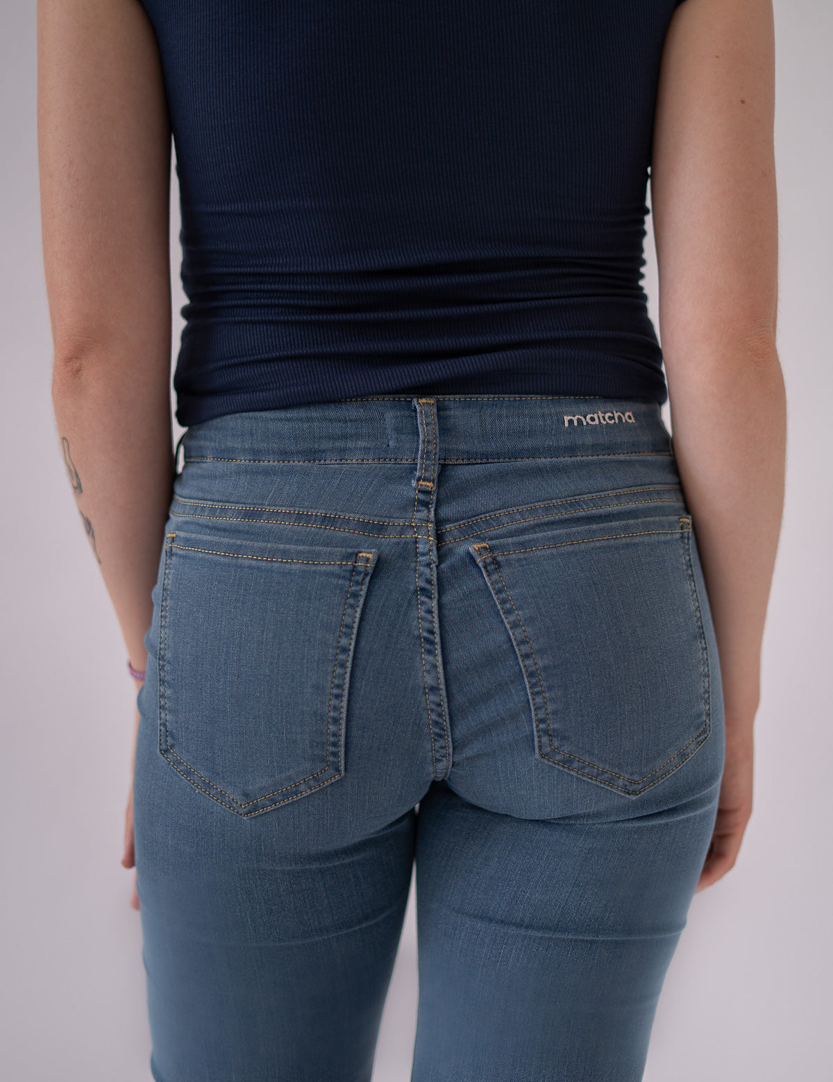 SKINNY MID RISE - LIGHT BLUE