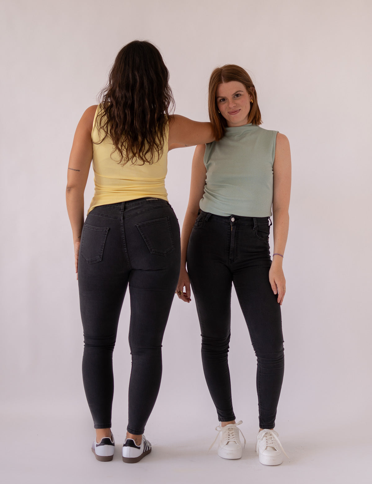 SKINNY HIGH RISE - GREY