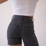 SHORTS HIGH RISE - GREY