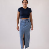 LONG SKIRT - LIGHT BLUE