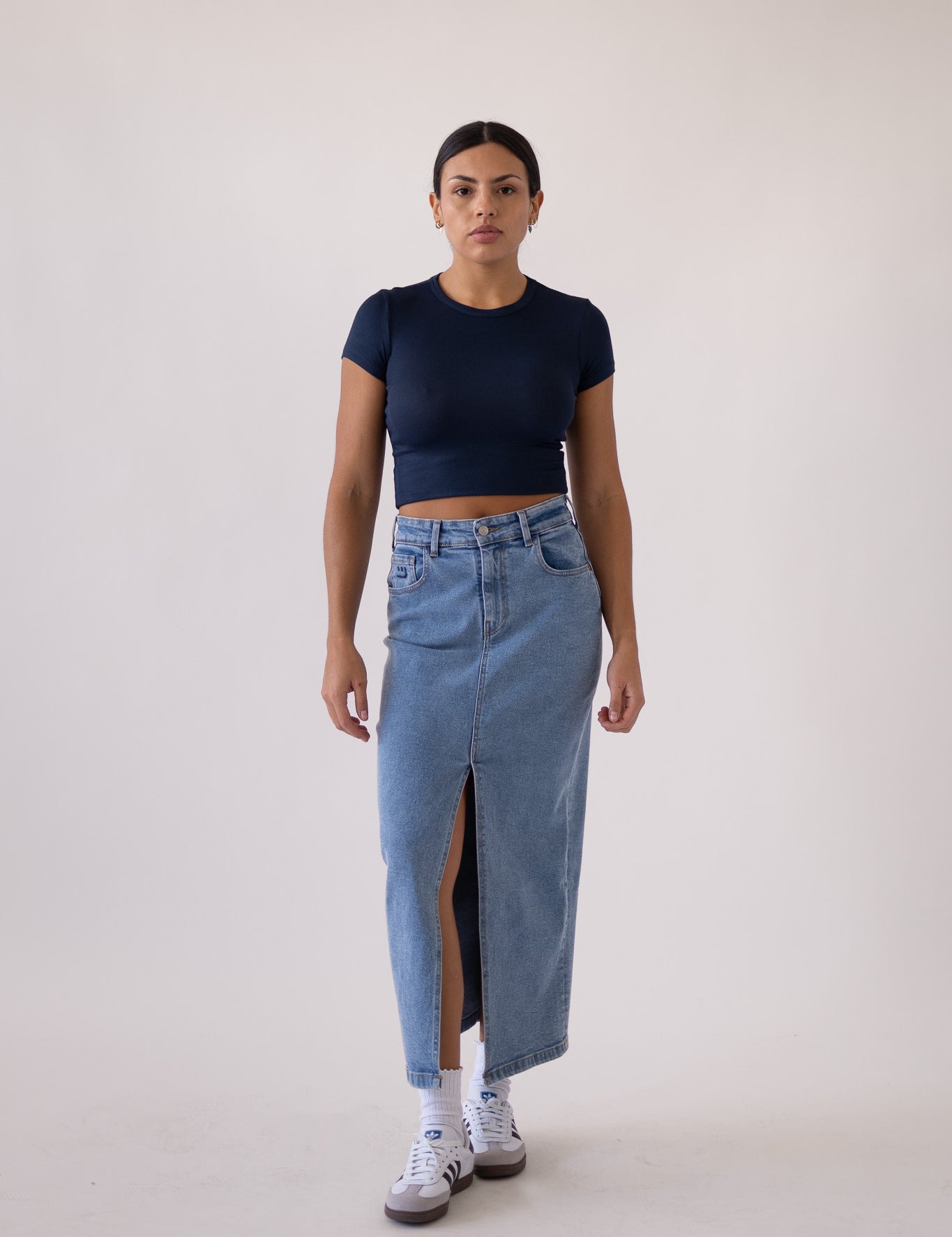 LONG SKIRT - LIGHT BLUE