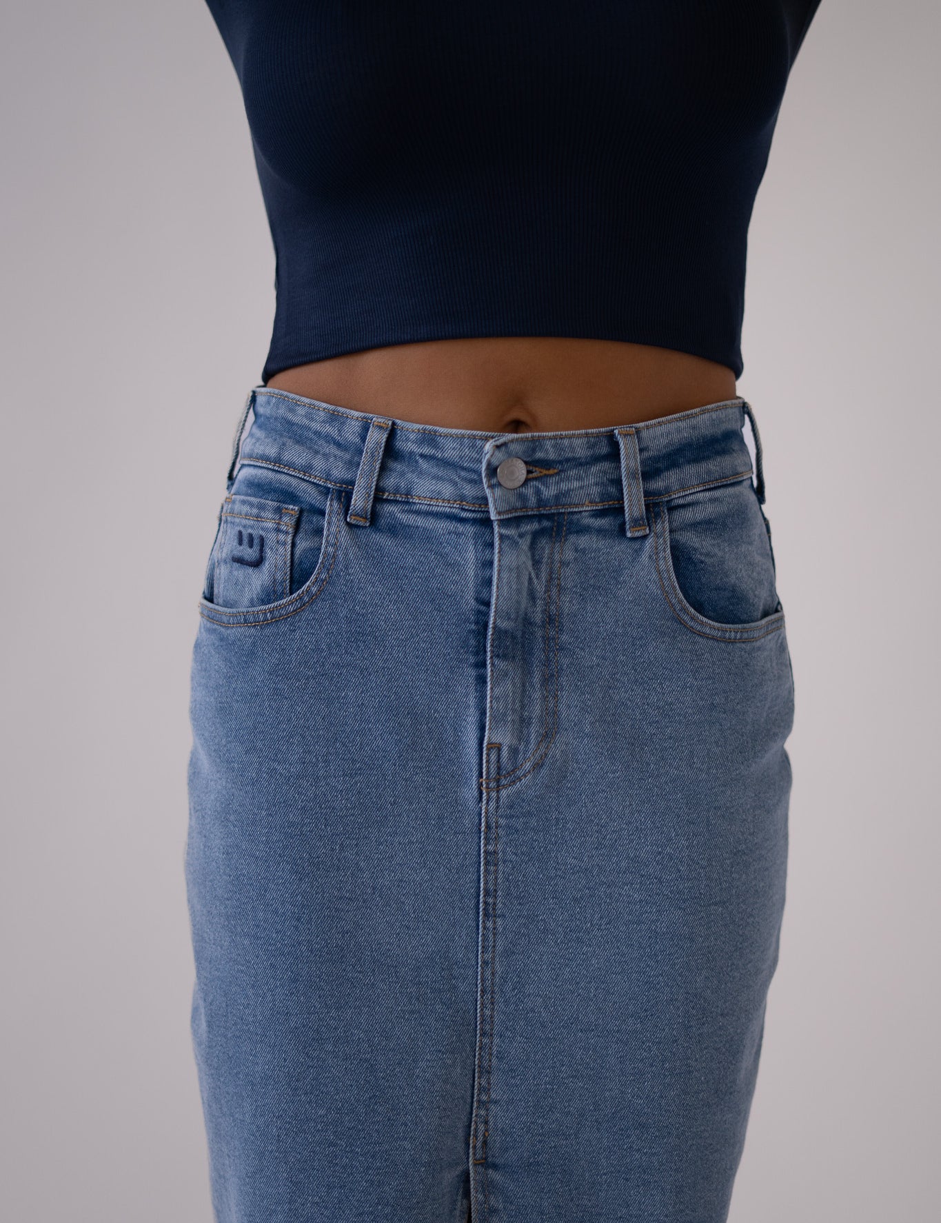 LONG SKIRT - LIGHT BLUE