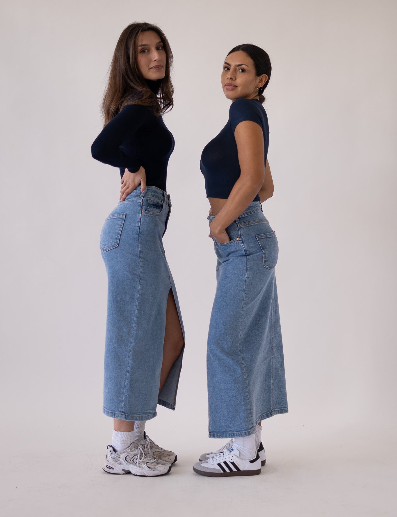 LONG SKIRT - LIGHT BLUE