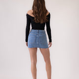 MINI SKIRT - LIGHT BLUE