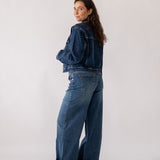 DENIM JACKET - DARK BLUE