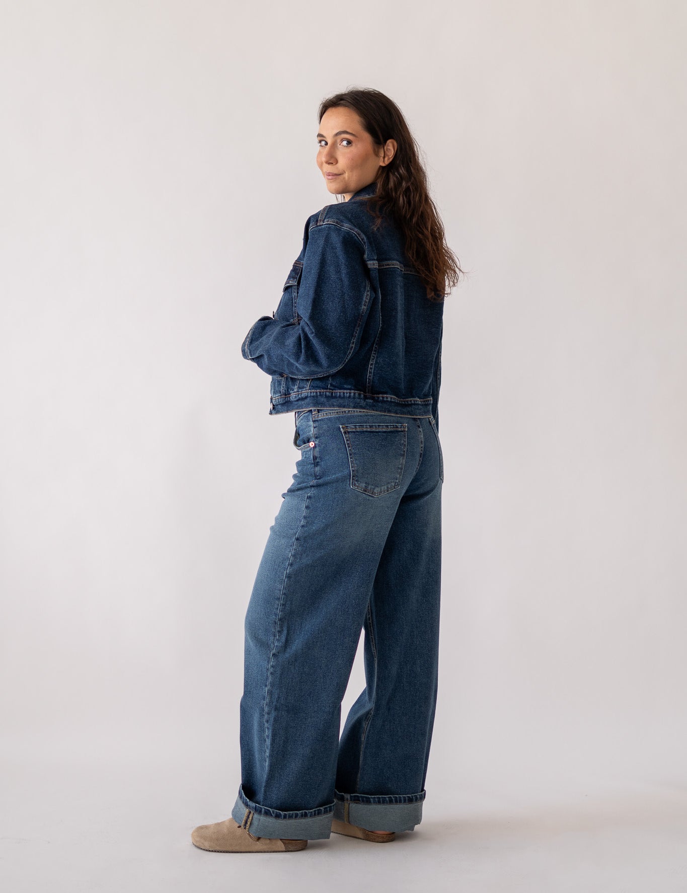 DENIM JACKET - DARK BLUE