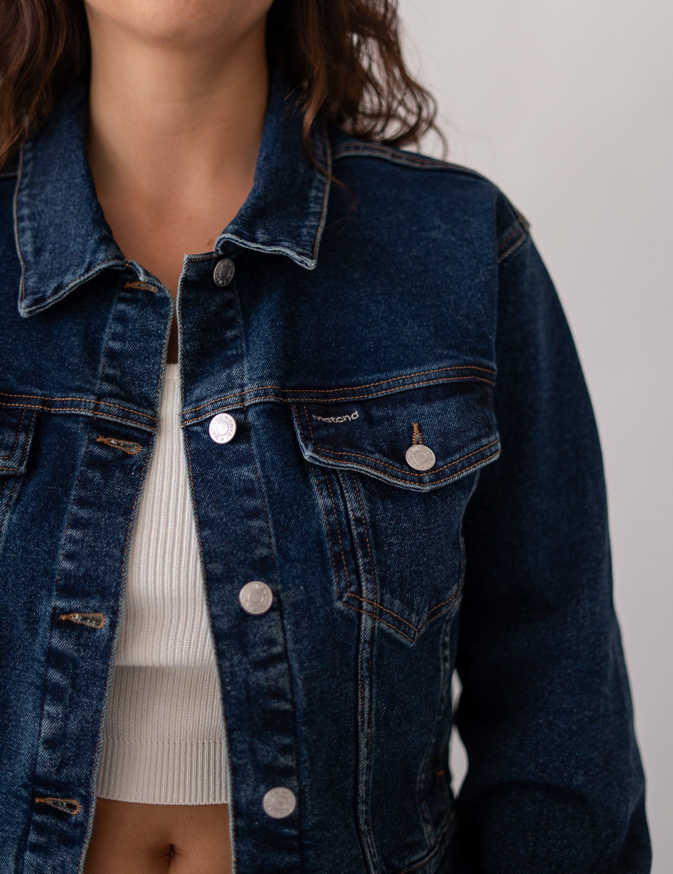 DENIM JACKET - DARK BLUE