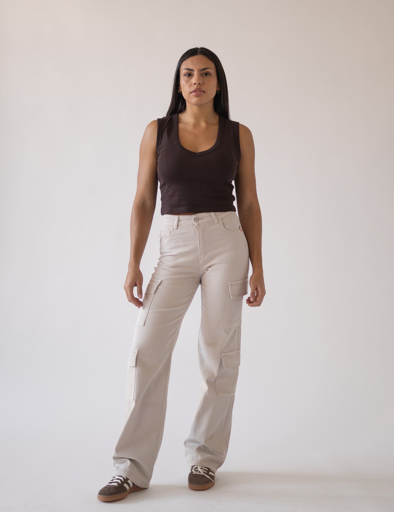 CARGO HIGH RISE - BEIGE
