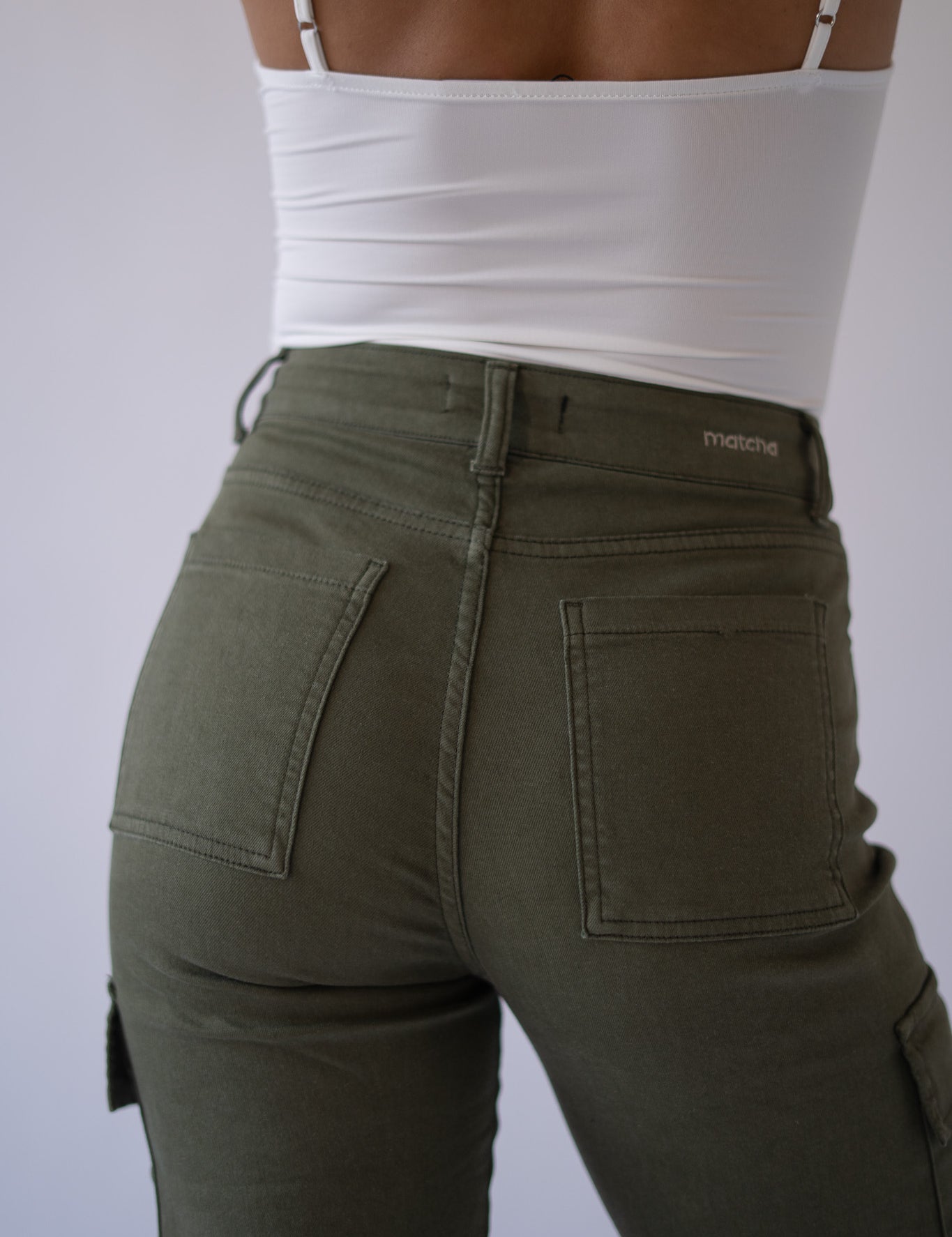 CARGO HIGH RISE - KHAKI
