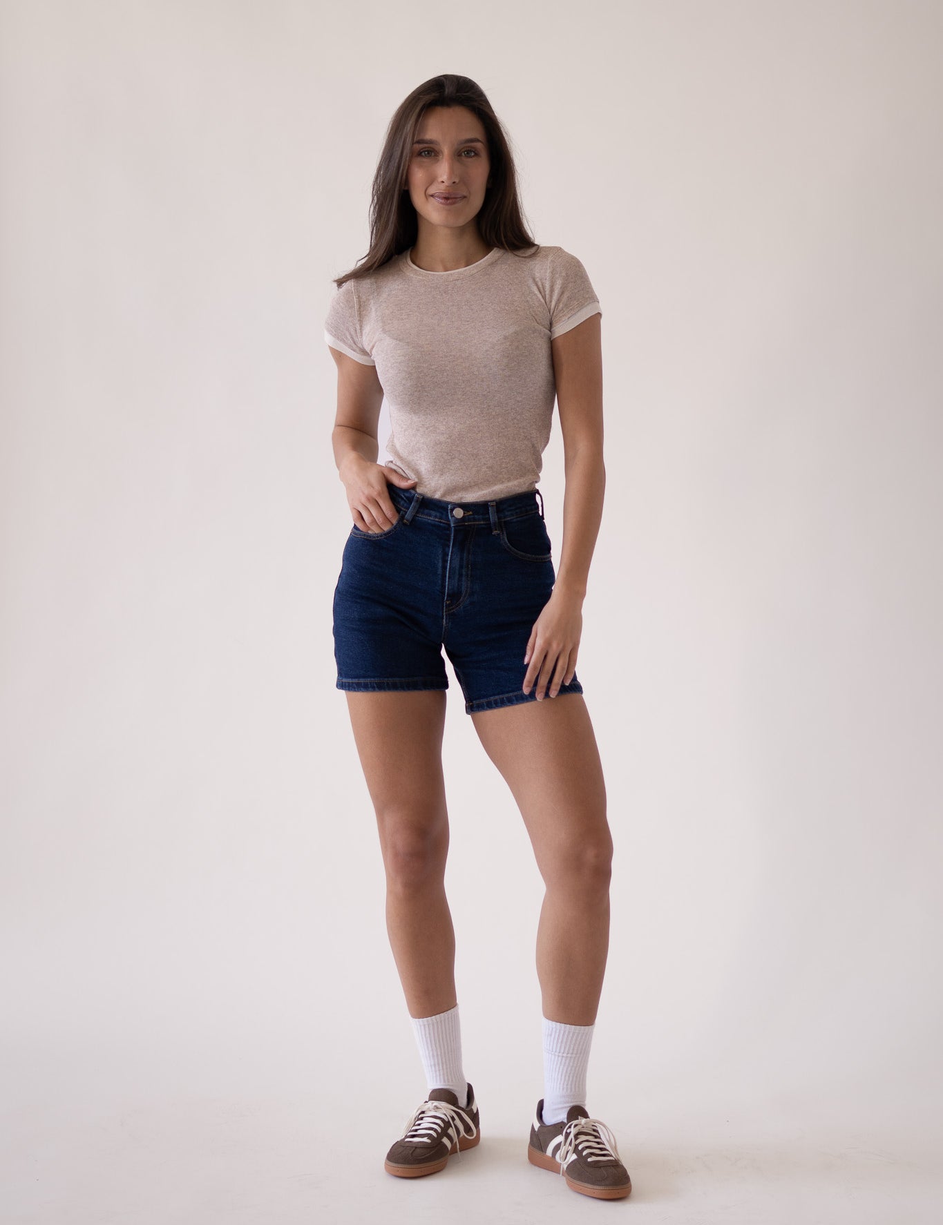 RELAXED SHORTS - DARK BLUE