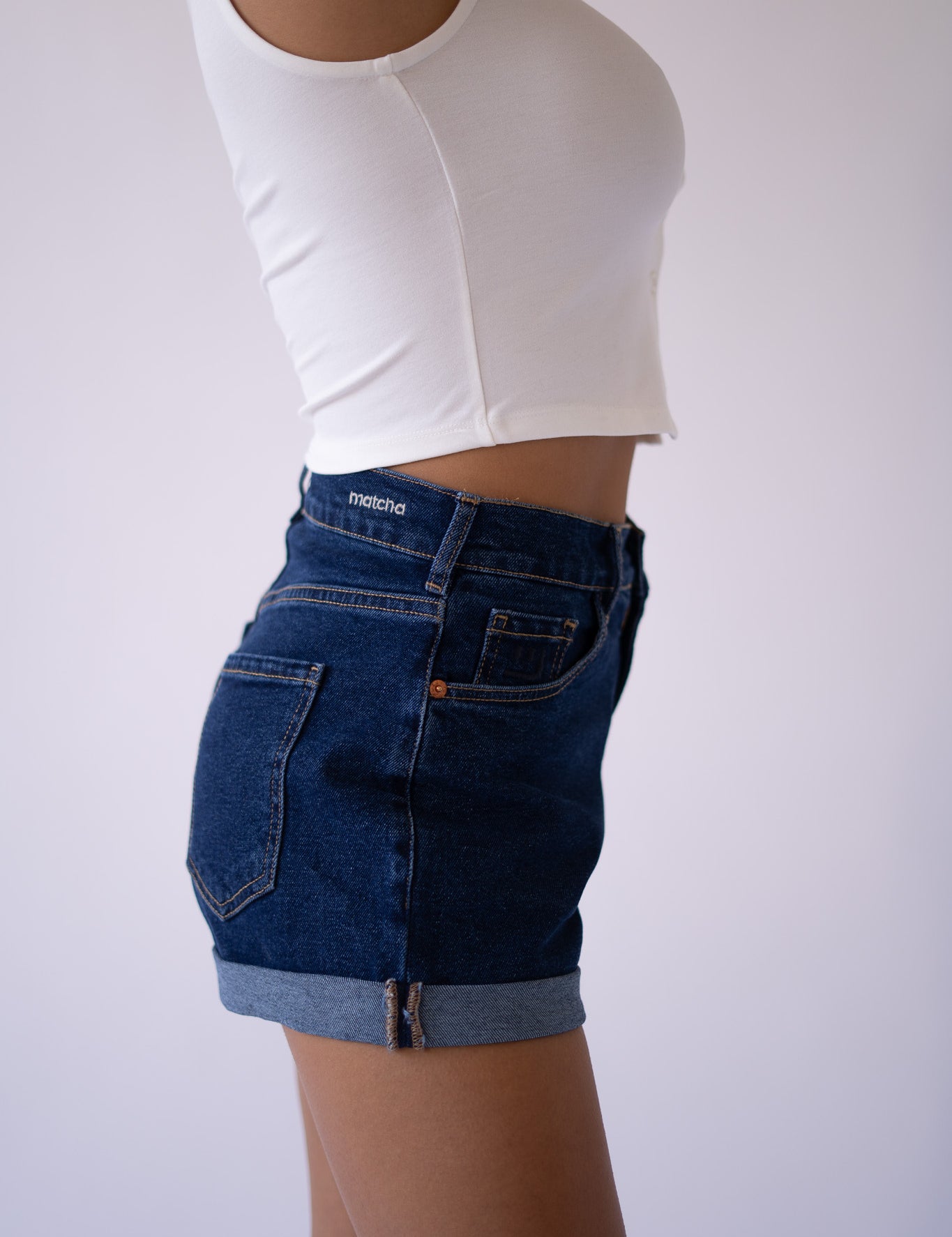 SHORTS ROLL UP - DARK BLUE