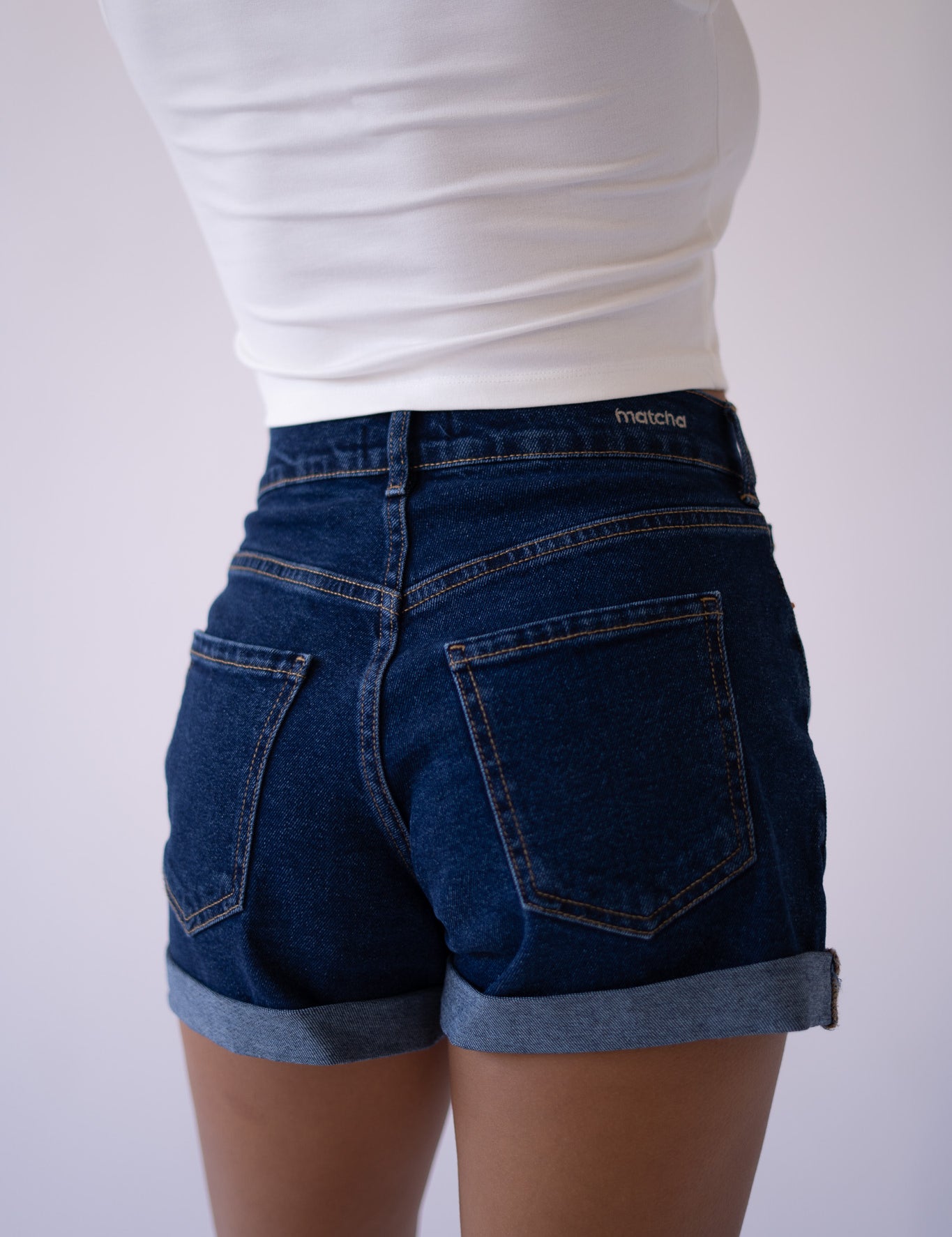 SHORTS ROLL UP - DARK BLUE