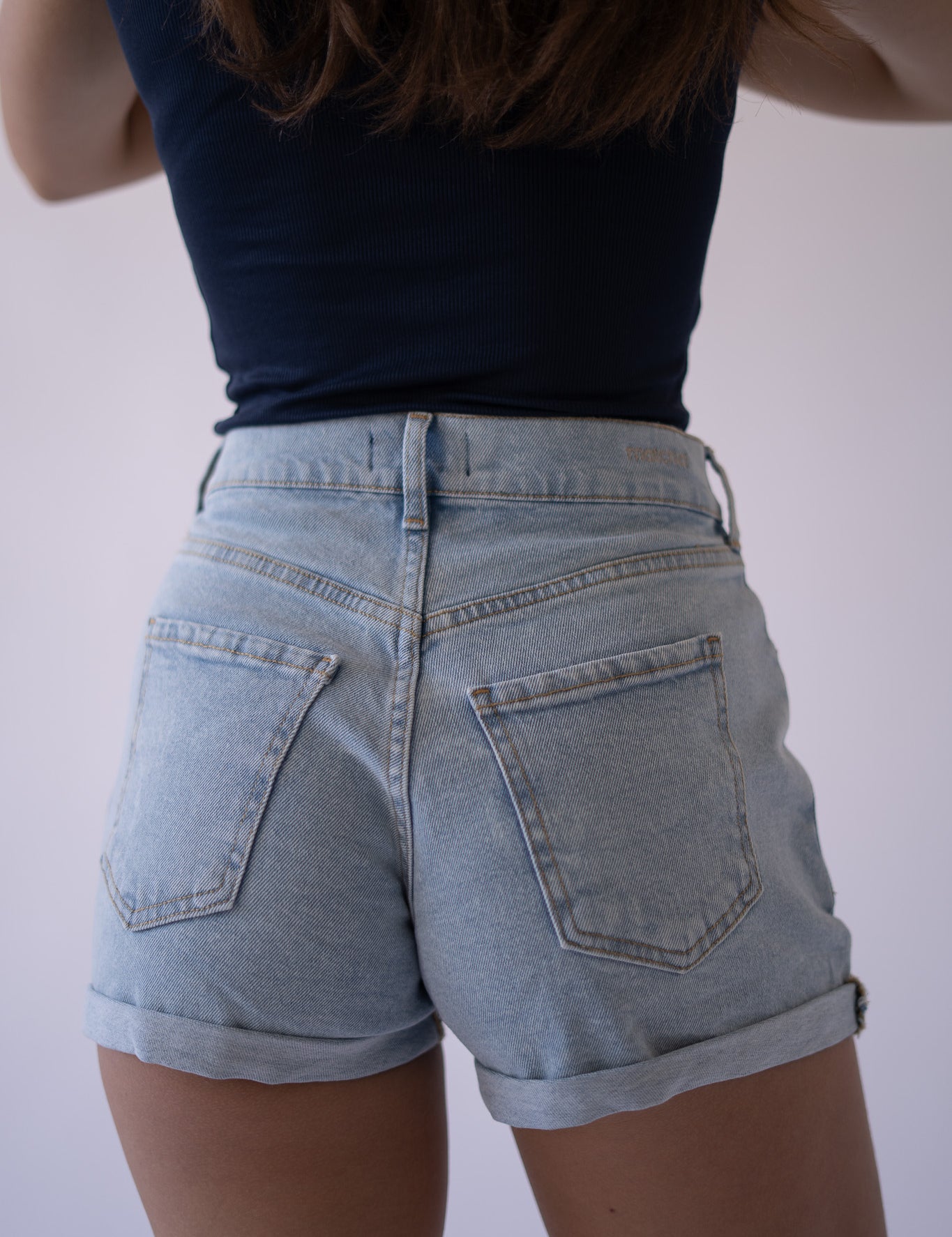 SHORTS ROLL UP - LIGHT BLUE