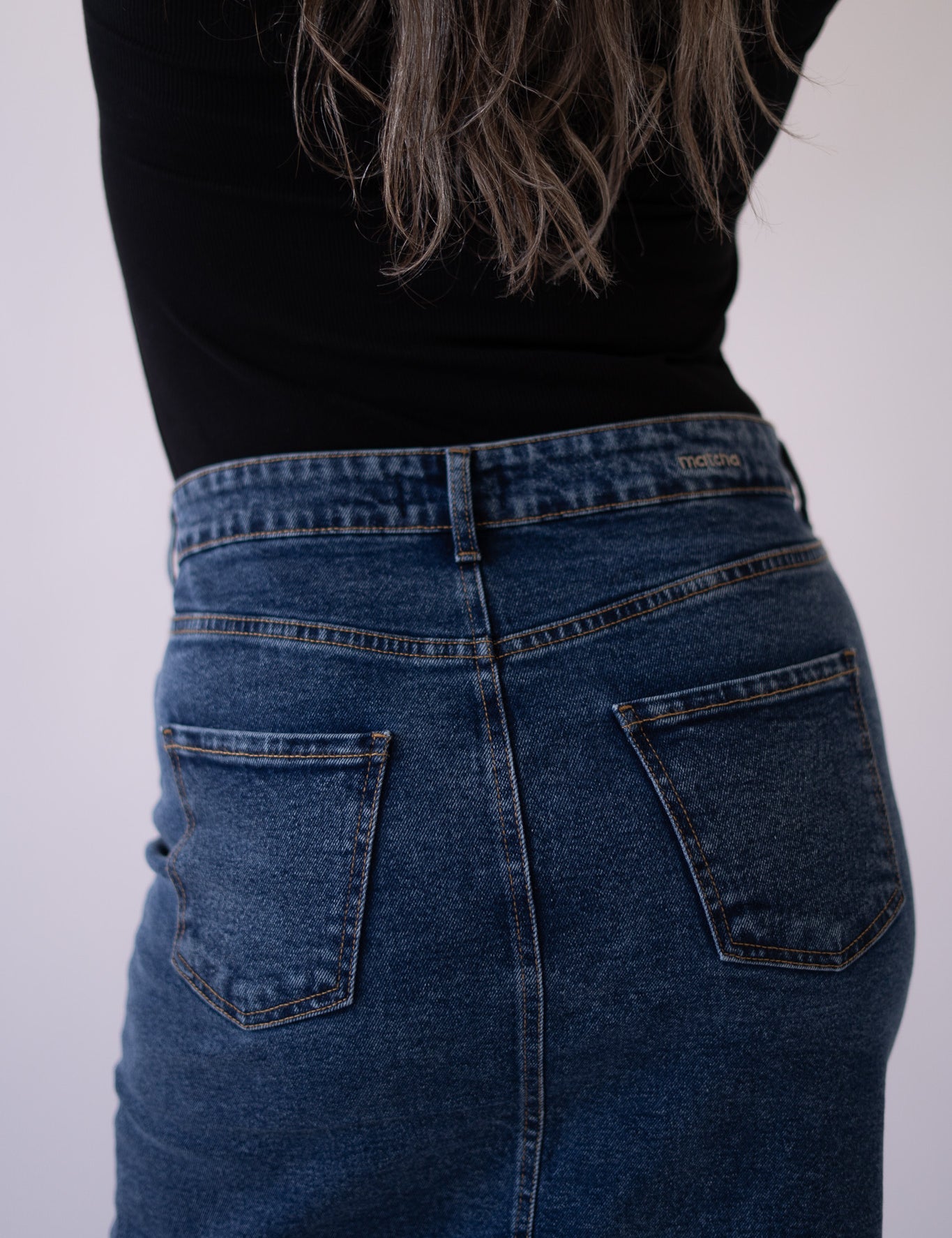 LONG SKIRT - DARK BLUE