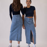 LONG SKIRT - LIGHT BLUE