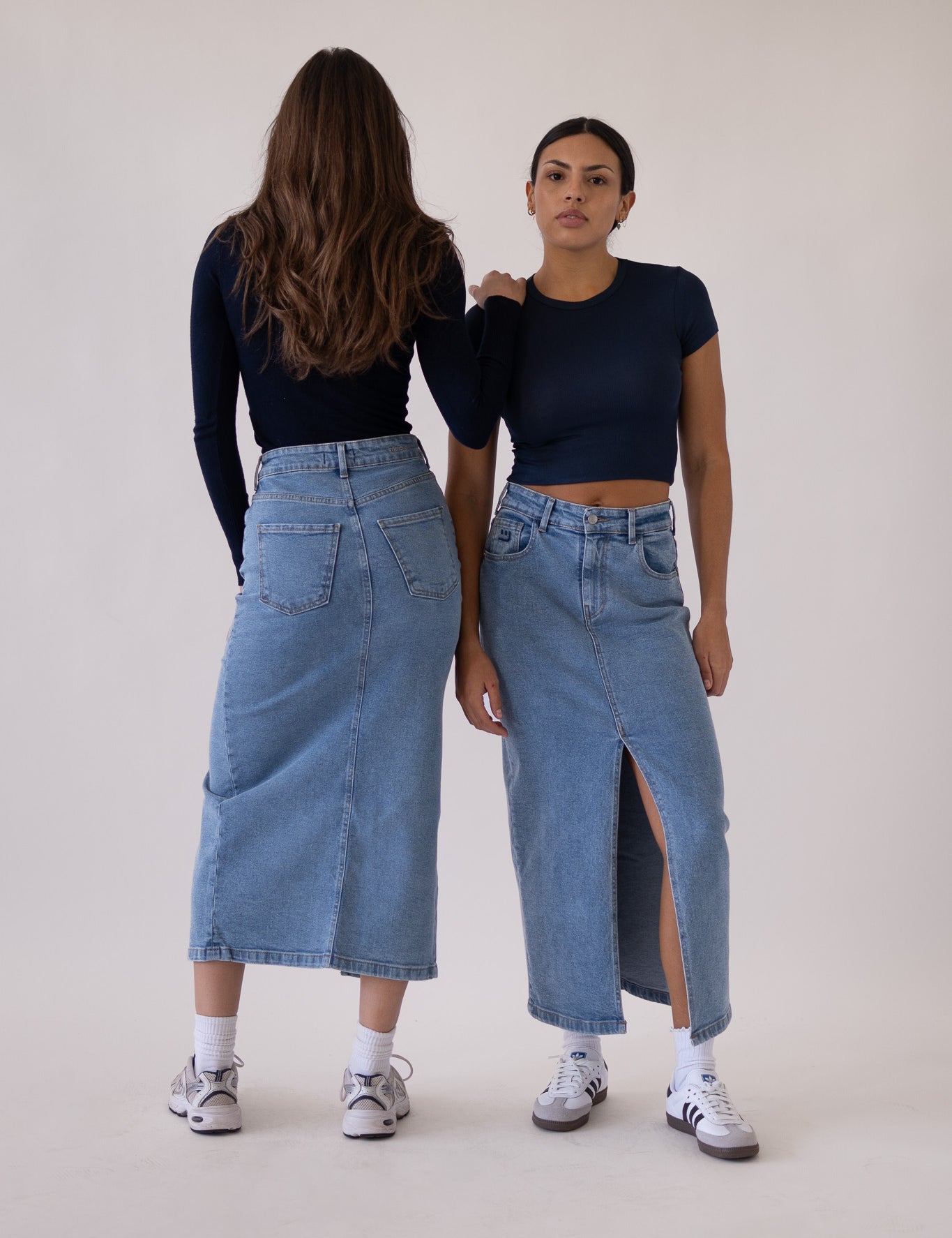 LONG SKIRT - LIGHT BLUE