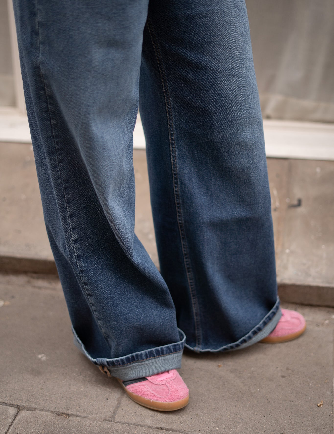 BAGGY HIGH RISE - DARK BLUE