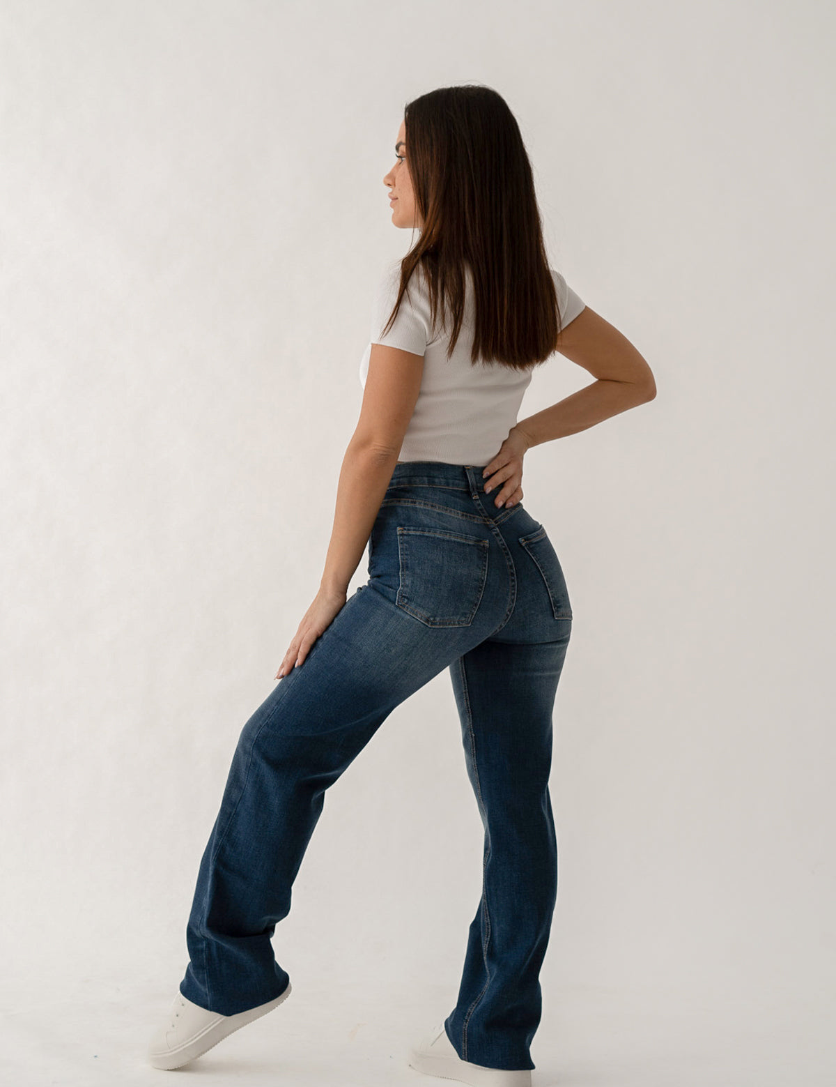 WIDELEG HIGH RISE - DARK BLUE