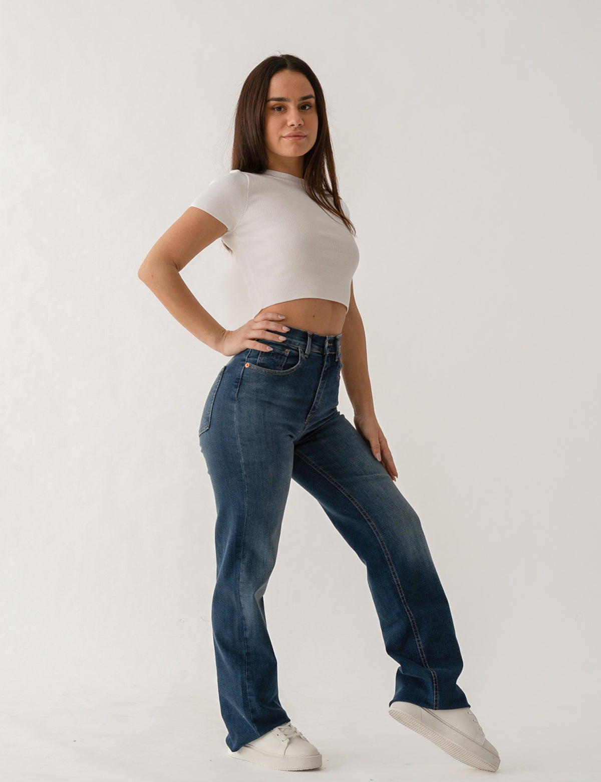 WIDELEG HIGH RISE - DARK BLUE