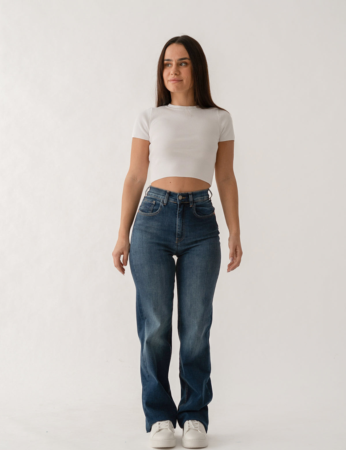 WIDELEG HIGH RISE - DARK BLUE