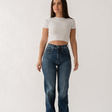 WIDELEG HIGH RISE - DARK BLUE
