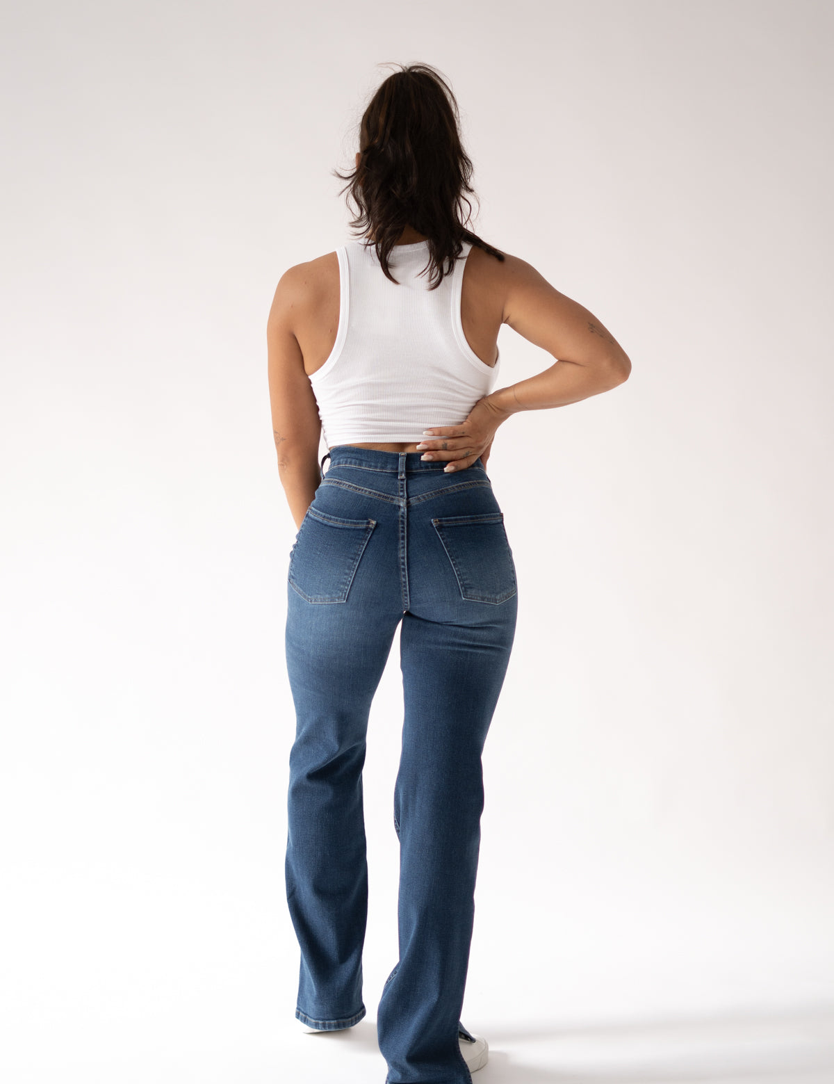 STRAIGHT&CUT HIGH RISE - DARK BLUE