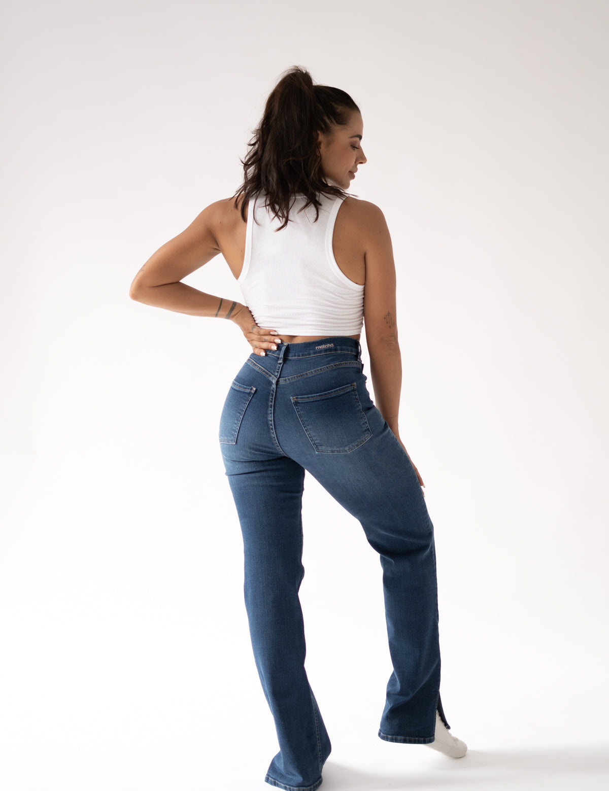 STRAIGHT&CUT HIGH RISE - DARK BLUE