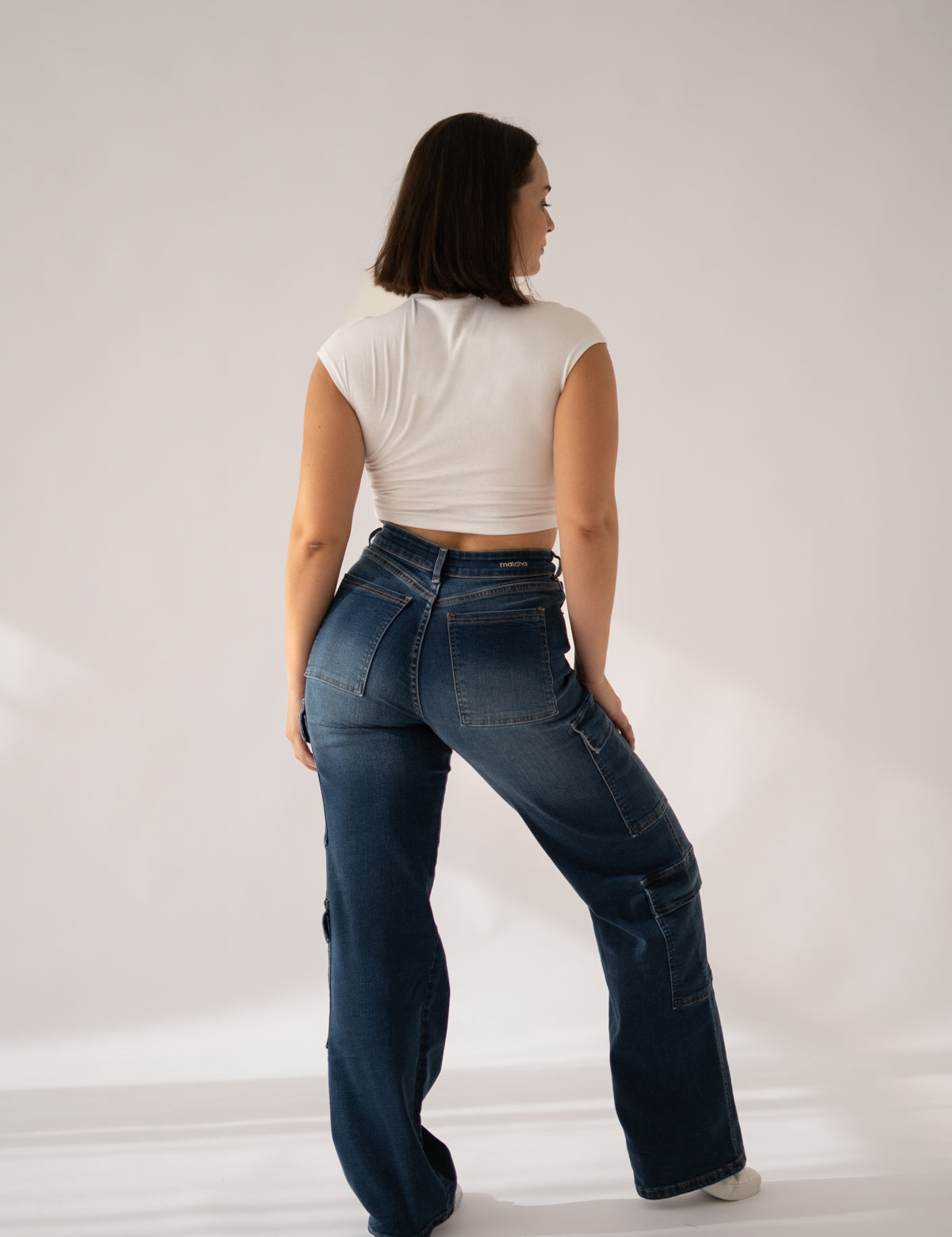 CARGO HIGH RISE - DARK BLUE