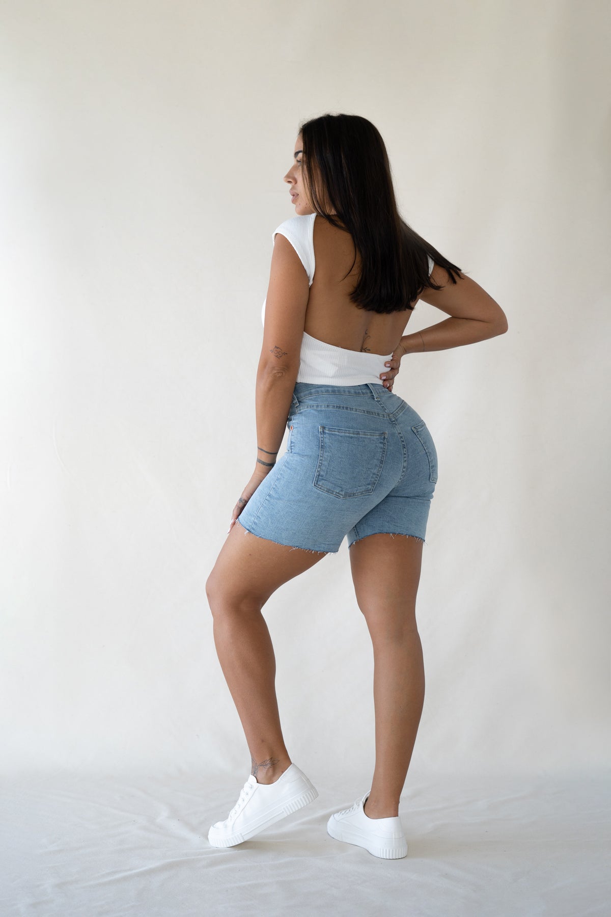 Shorts - THE PEACHY (Light Blue)
