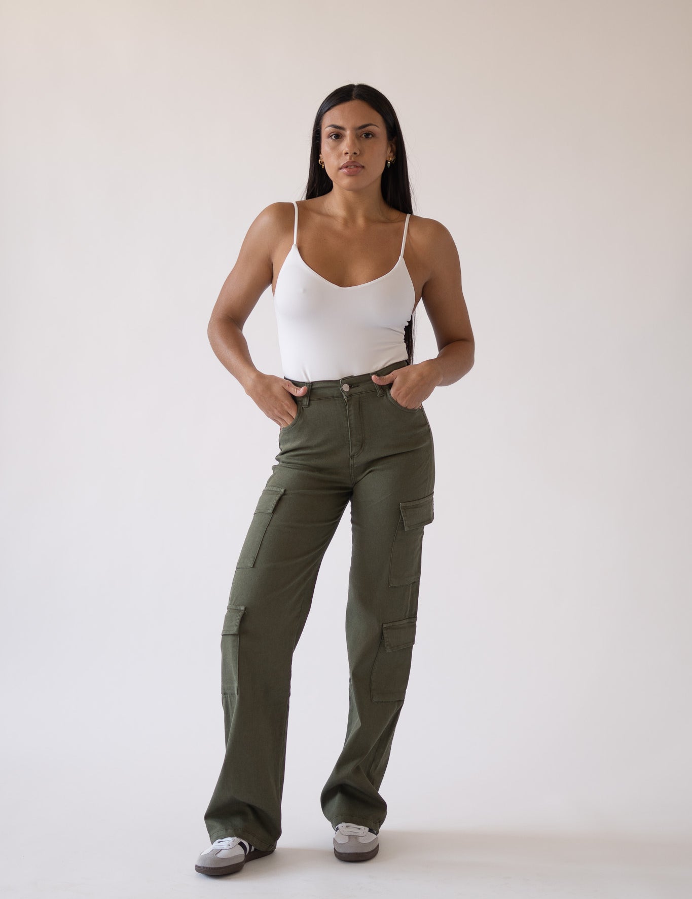 CARGO HIGH RISE - KHAKI