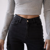 CARGO TALL HIGH RISE - GREY