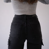 CARGO TALL HIGH RISE - GREY