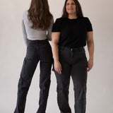CARGO TALL HIGH RISE - GREY