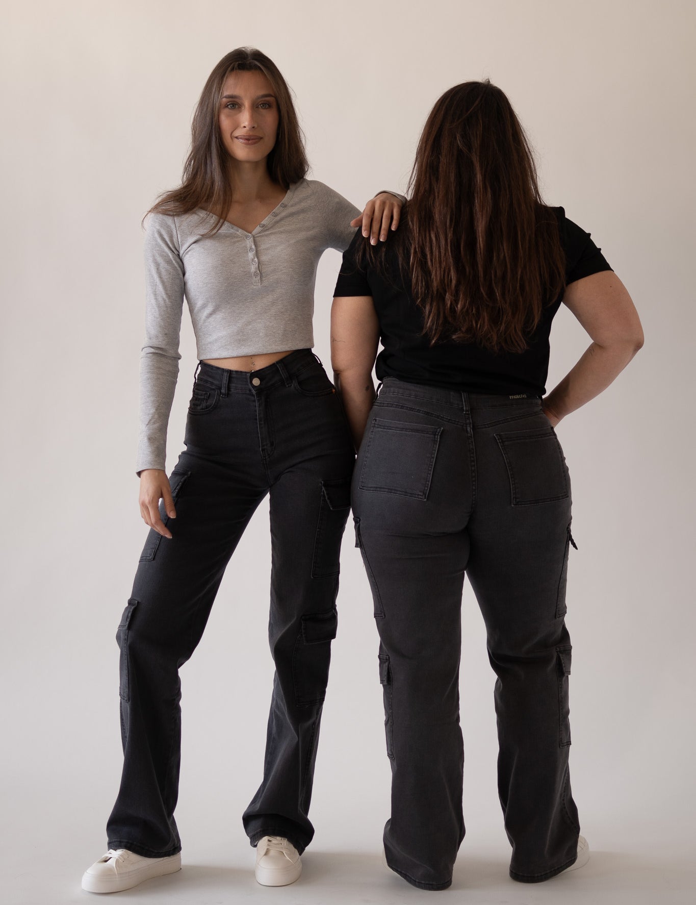 CARGO TALL HIGH RISE - GREY