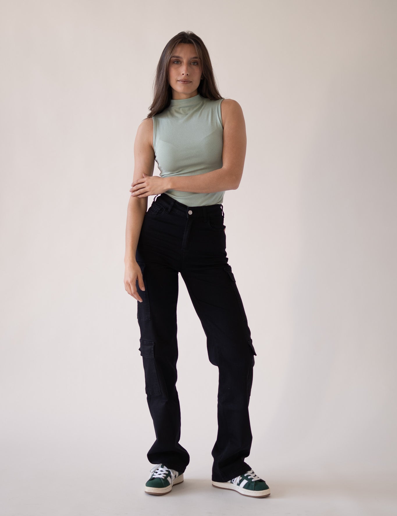 CARGO TALL HIGH RISE - BLACK